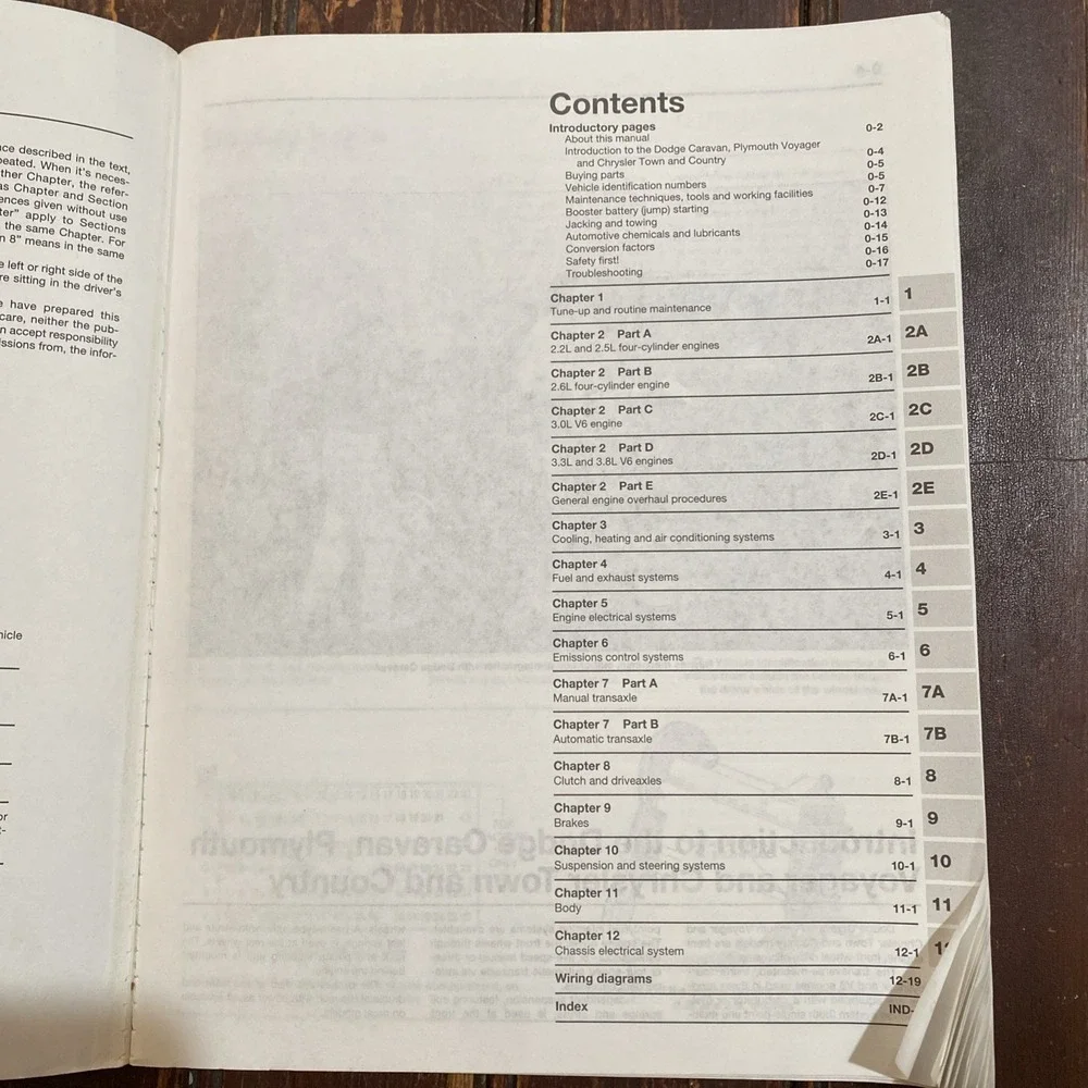 Haynes Repair Manual 1231 Dodge Caravan Voyager Town‎ & Country Repair 1984-1995